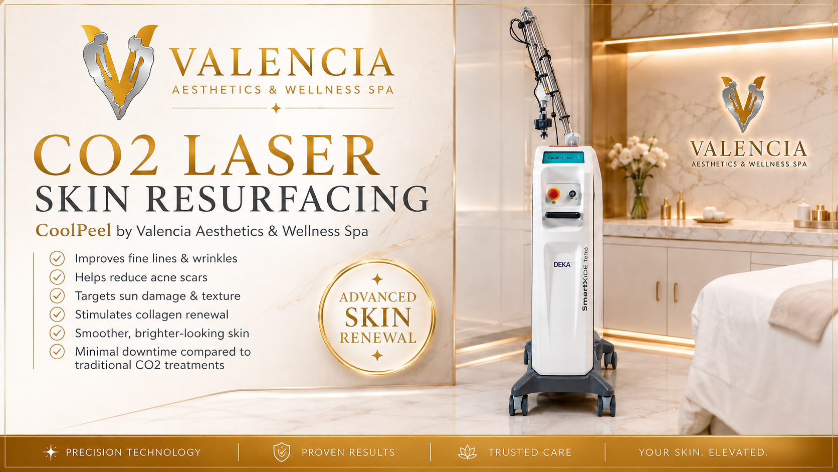 Valencia Voci CoolPeel CO2 laser resurfacing